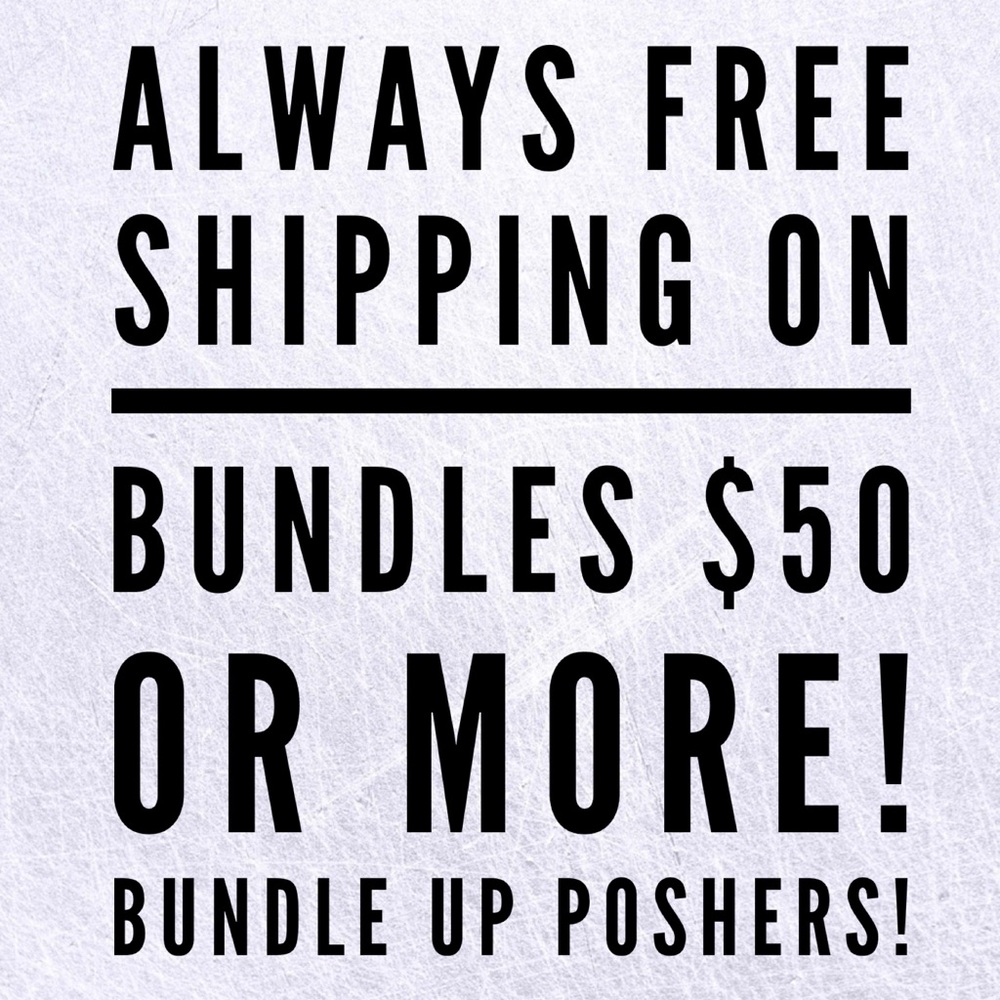 📦Want free shipping?? Bundle up Poshers!📦